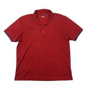 Greg Norman Golf Shirt Mens XL Extra Large Red PlayDry Performance Polo